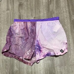 Nike‎ Trail Running Shorts Women's Purple Tie Dye Athletic Shorts Size L L